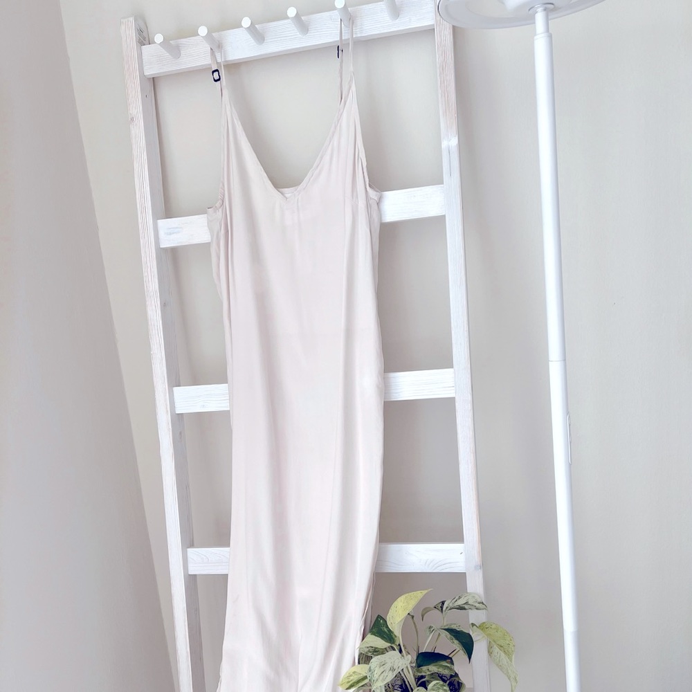 Acacia Swimwear Silk Dress white/ivory (P)